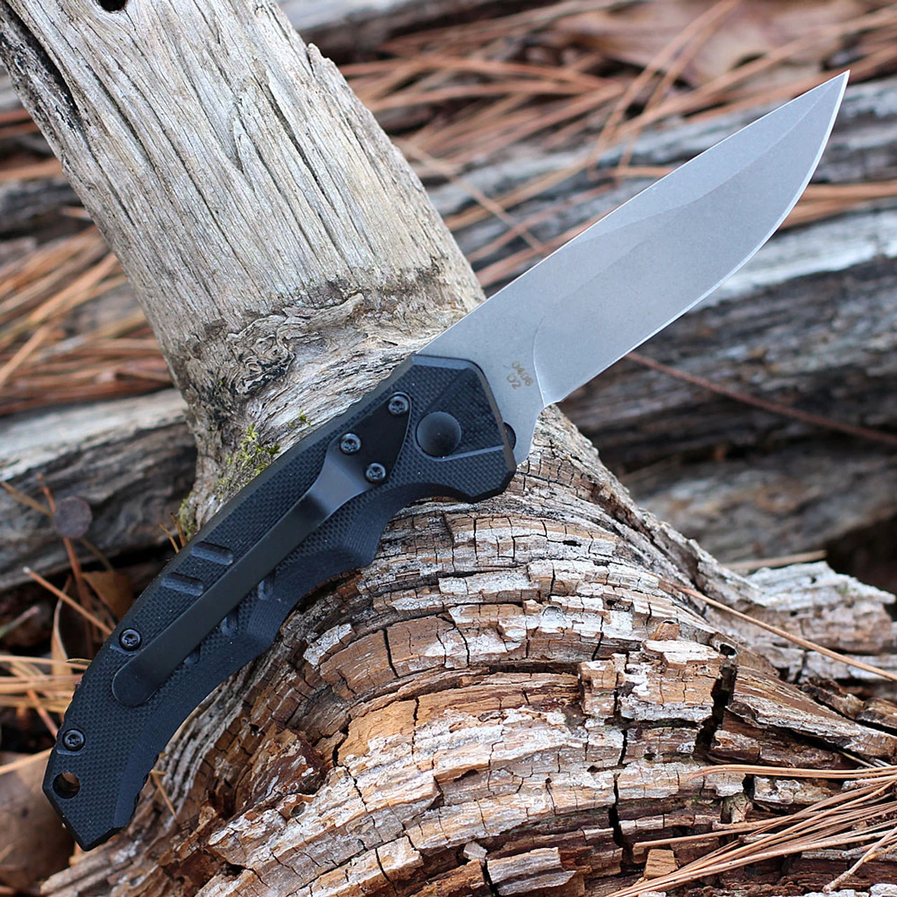 Boker Plus Intention II Automatic Blk G-10 (3.2" D2 SW) 01BO482 4 Boker Plus Intention II Automatic Blk G-10 (3.2" D2 SW) 01BO482 - Image 2