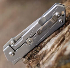 Boker Plus 01BO764 Kihon, 3.3" D2 Tanto Plain Blade, Stainless Handle -Knife Sale Store 01bo764.1.2 10229.1614272580