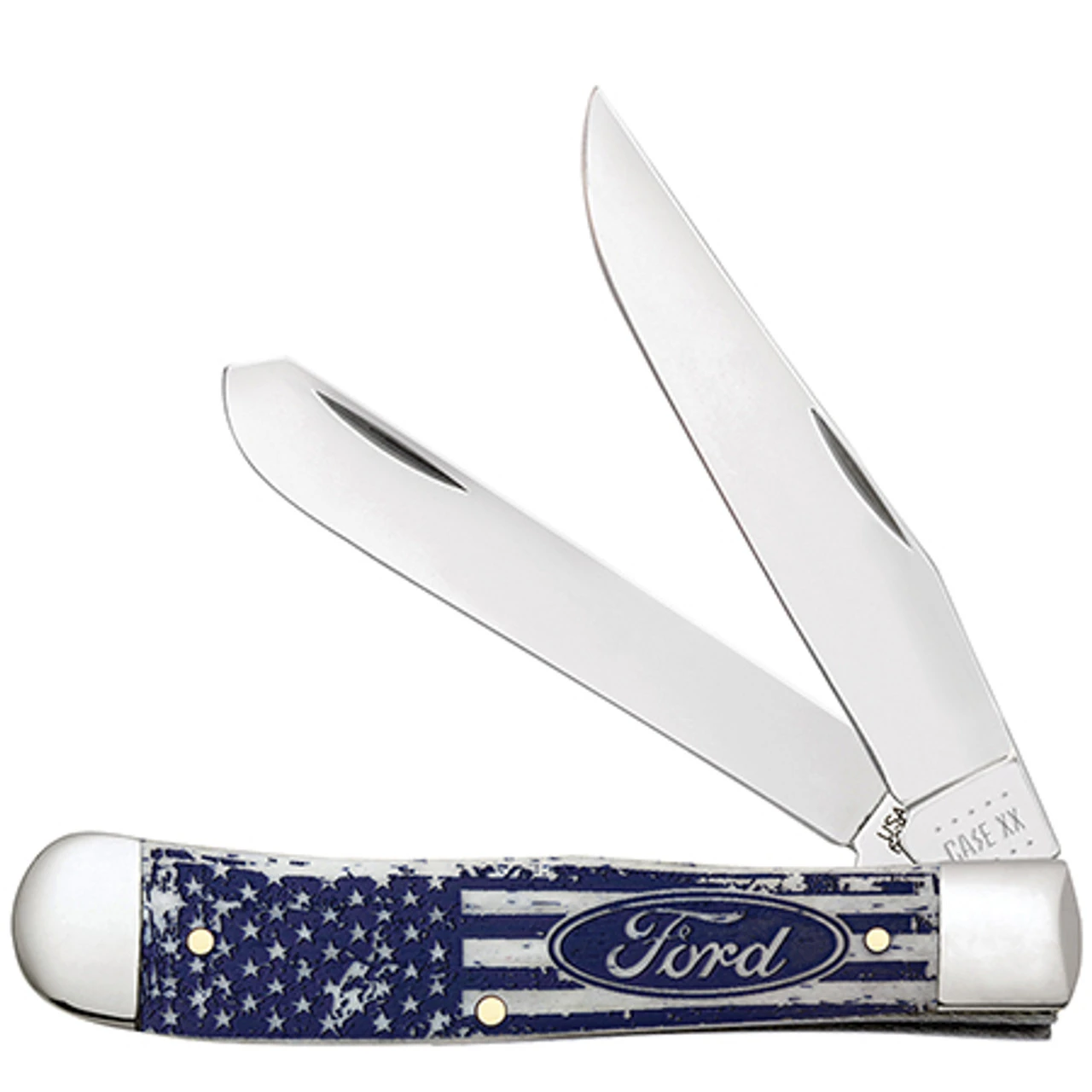 Case Trapper 14328 Ford Embellished Smooth Natural Bone Trapper (6254 SS) 3 Case Trapper 14328 Ford Embellished Smooth Natural Bone Trapper (6254 SS)