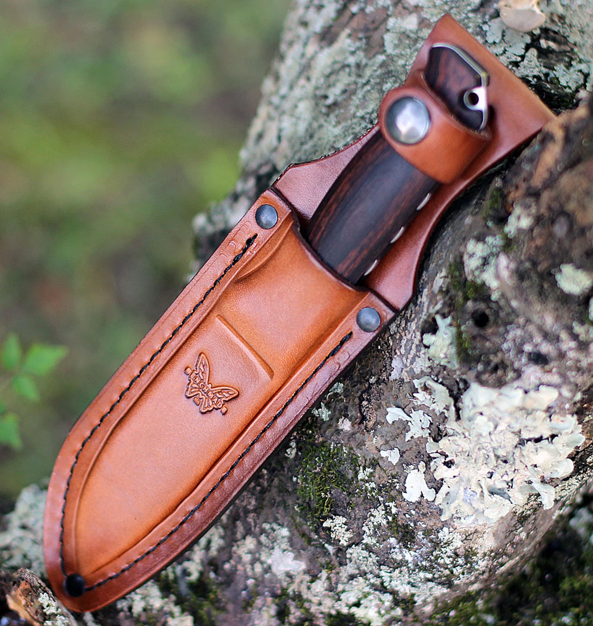 Benchmade Saddle Mountain Skinner - Wood (4.20" CPM-S30V) 15002 5 Benchmade Saddle Mountain Skinner - Wood (4.20" CPM-S30V) 15002 - Image 3