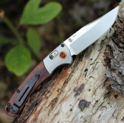 Benchmade Mini Crooked River - Wood (3.4" CPM-S30V) 15085-2 -Knife Sale Store 15085 2.4 10275.1660054487
