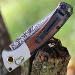 Benchmade 15085 Limited Edition Artist Series - Bull Elk ( 15085-2201 ) -Knife Sale Store 15085 2201.2 70978.1662490956