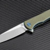 Artisan ATZ1707PGN Shark, 3.94" D2 Steel Plain Blade, Green G-10 Handle -Knife Sale Store 1707p 69791.1566585981