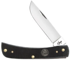 Case 17719 US Navy Sodbuster Jr., Sawcut Jigged Gray Bone Handle (6137 SS)