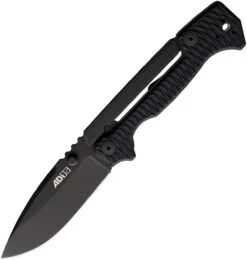 Cold Steel AD-15 CS-58SQBKBK, 3.5" CPM-S35VN Black Blade, Black G-10 Handle