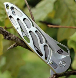 Artisan Dragonfly ATZ1801PSW, 3.94" D2 Plain Blade, Stonewash 2cr13 SS Handle -Knife Sale Store 1801psw.3 20442.1566586078