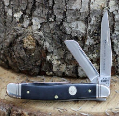 Case Medium Stockman 18057 Boy Scouts Of America Smooth Black Synthetic Handle (2318 SS)