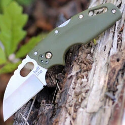 Cold Steel CS20LTG Tuff Lite, 2.5" AUS 8A SS Plain Blade, OD Green Grivory Handle -Knife Sale Store 20ltg 69397.1666381889