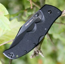 Cold Steel 27BC Recon 1 Clip, 4" S35VN Plain Blade, Black G-10 Handle -Knife Sale Store 27bc 06655.1584975047