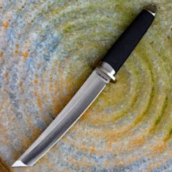 Cold Steel 35AC Magnum Tanto II In San Mai, 7.5" VG-10 Plain Blade, Black Kray-Ex™ Handle