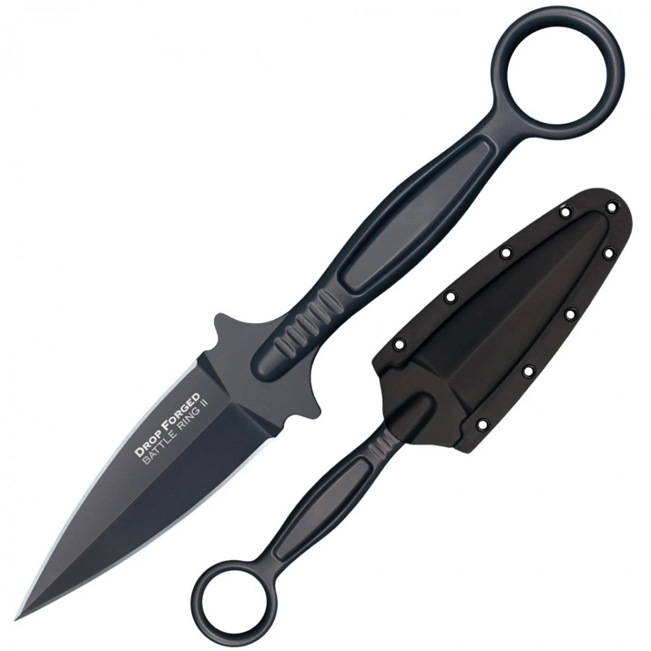 Cold Steel Drop Forged Battle Ring II 36MF, 3 1/2" 52100 High Carbon Fixed Blade 3 Cold Steel Drop Forged Battle Ring II 36MF, 3 1/2" 52100 High Carbon Fixed Blade