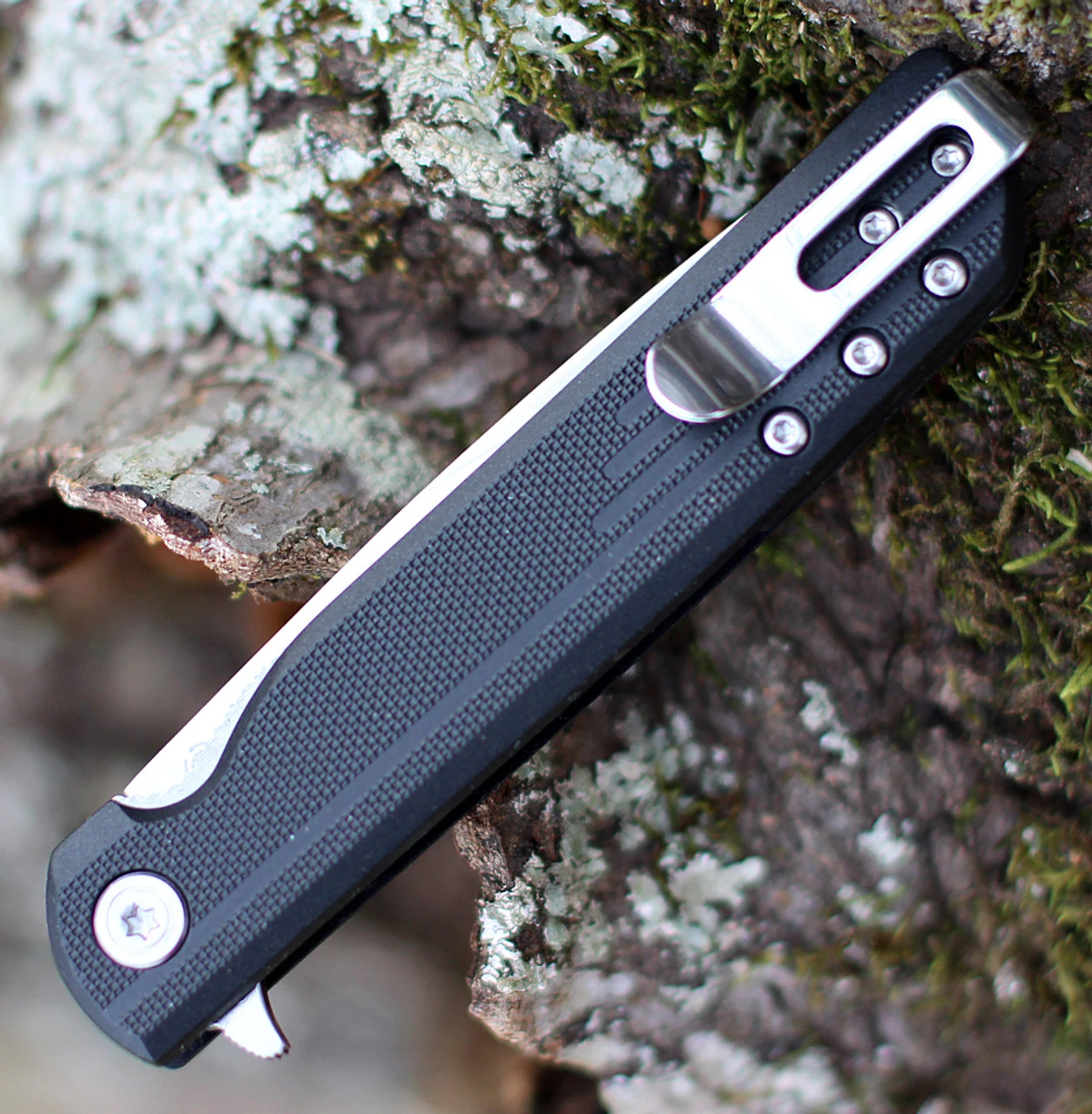 CRKT 3801 LCK+ Liner Lock, Assisted Opening Knife, 3.31" 8Cr13MoV Satin Plain Blade, Glass Reinforced Nylon Handle 6 CRKT 3801 LCK+ Liner Lock, Assisted Opening Knife, 3.31" 8Cr13MoV Satin Plain Blade, Glass Reinforced Nylon Handle - Image 4