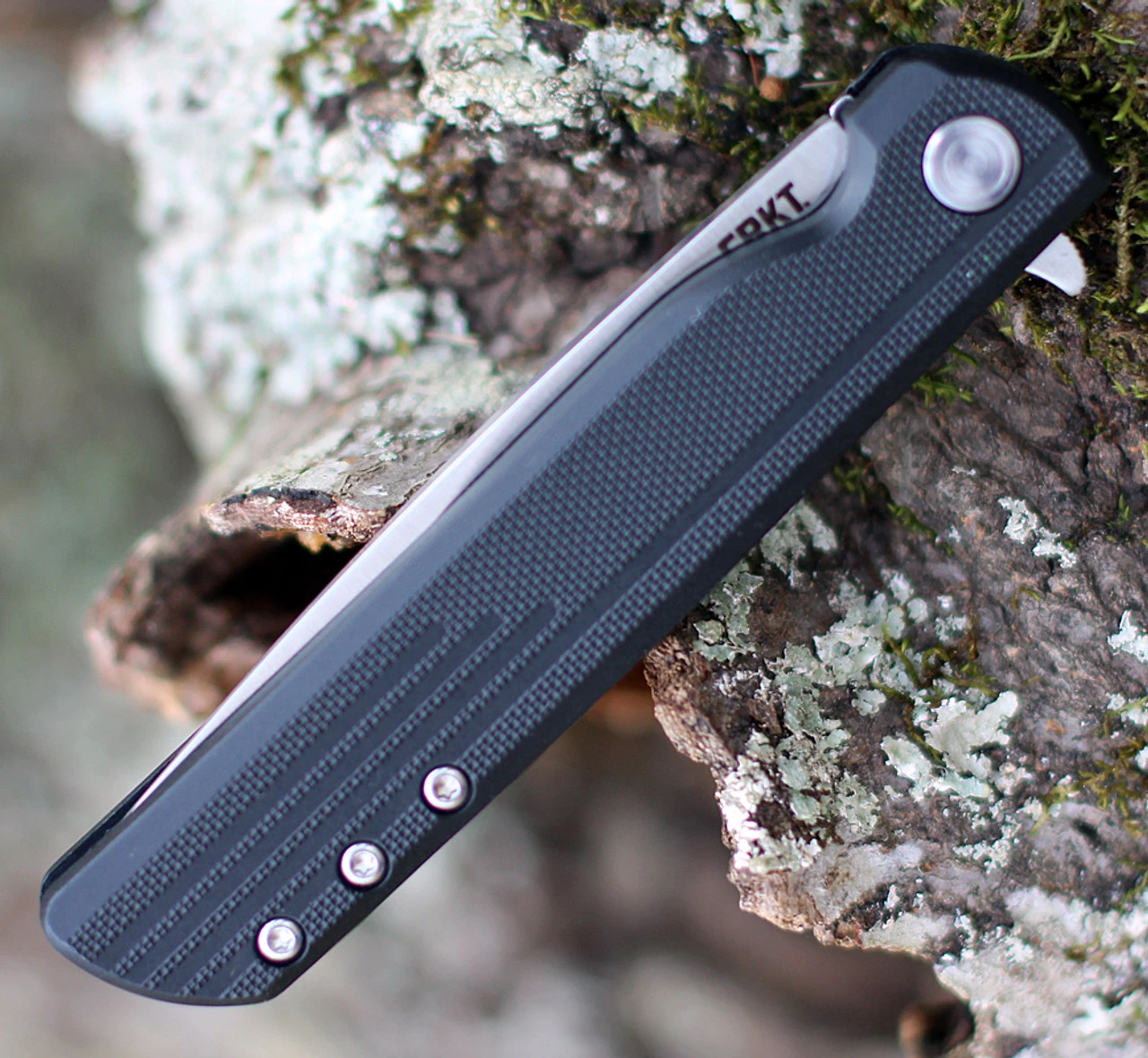 CRKT 3801 LCK+ Liner Lock, Assisted Opening Knife, 3.31" 8Cr13MoV Satin Plain Blade, Glass Reinforced Nylon Handle 5 CRKT 3801 LCK+ Liner Lock, Assisted Opening Knife, 3.31" 8Cr13MoV Satin Plain Blade, Glass Reinforced Nylon Handle - Image 3