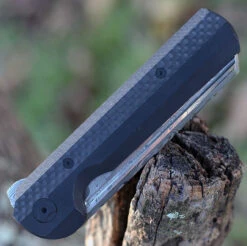 Arcform Darcform Slimfoot Folding - Ti/CF (3.5" Damasteel Sheepsfoot) 45326 -Knife Sale Store 45326.3 03565.1666378902