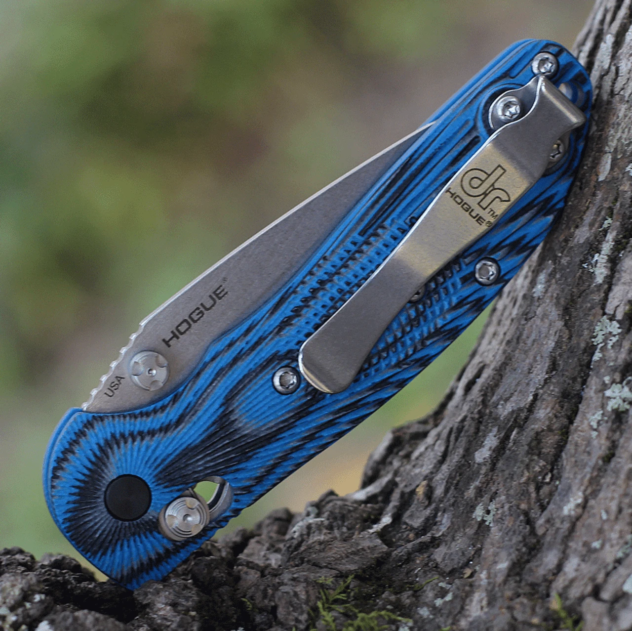 Doug Ritter Mini-RSK® MK1-G2 Knifeworks Exclusive - G-Mascus® Blue G-10/Stonewashed 6 Doug Ritter Mini-RSK® MK1-G2 Knifeworks Exclusive - G-Mascus® Blue G-10/Stonewashed - Image 4