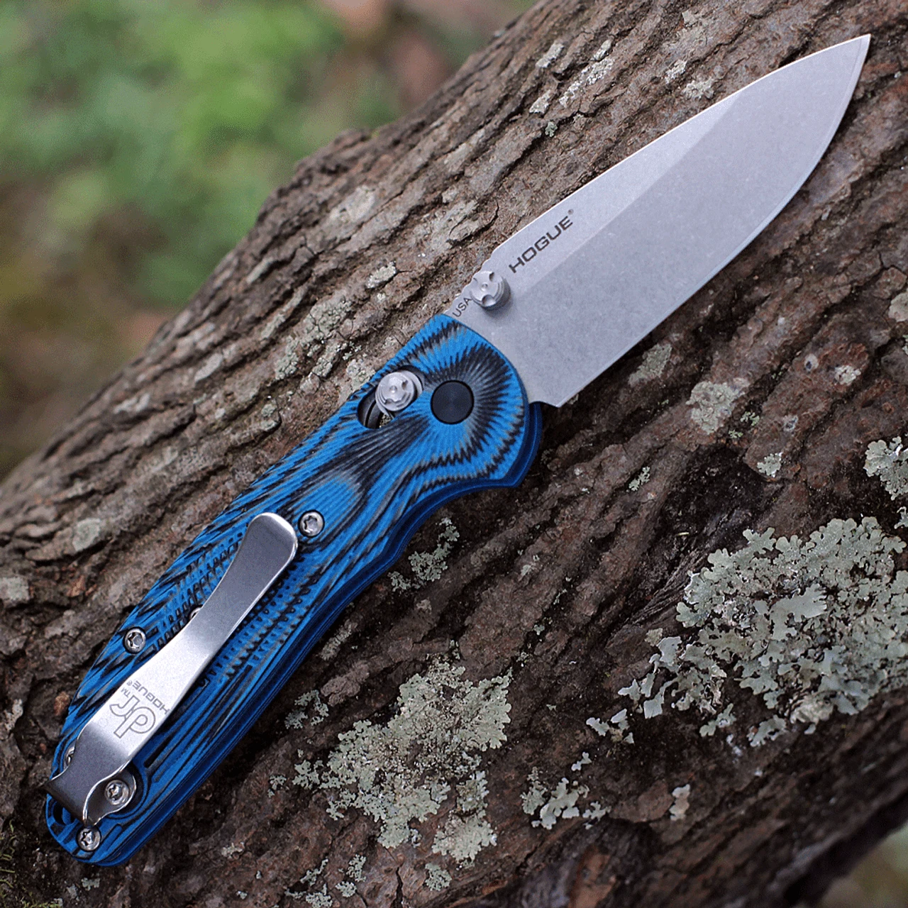 Doug Ritter Mini-RSK® MK1-G2 Knifeworks Exclusive - G-Mascus® Blue G-10/Stonewashed 4 Doug Ritter Mini-RSK® MK1-G2 Knifeworks Exclusive - G-Mascus® Blue G-10/Stonewashed - Image 2