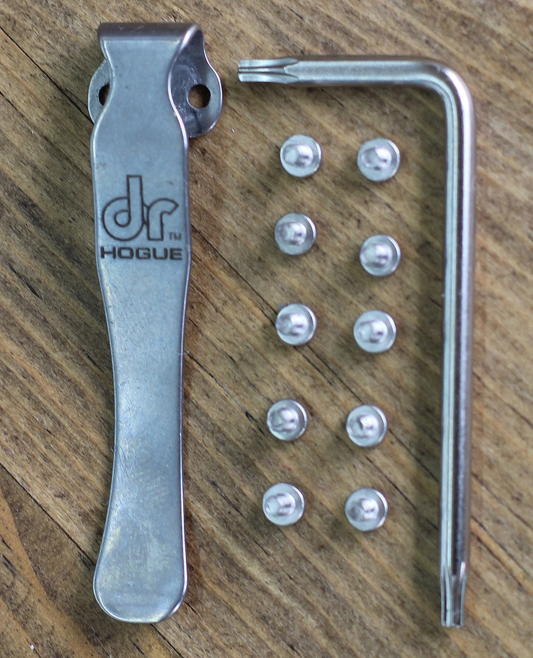 Doug Ritter Mini-RSK® Mk1-G2 Stonewashed Pocket Clip & Torx Screw Kit 3 Doug Ritter Mini-RSK® Mk1-G2 Stonewashed Pocket Clip & Torx Screw Kit