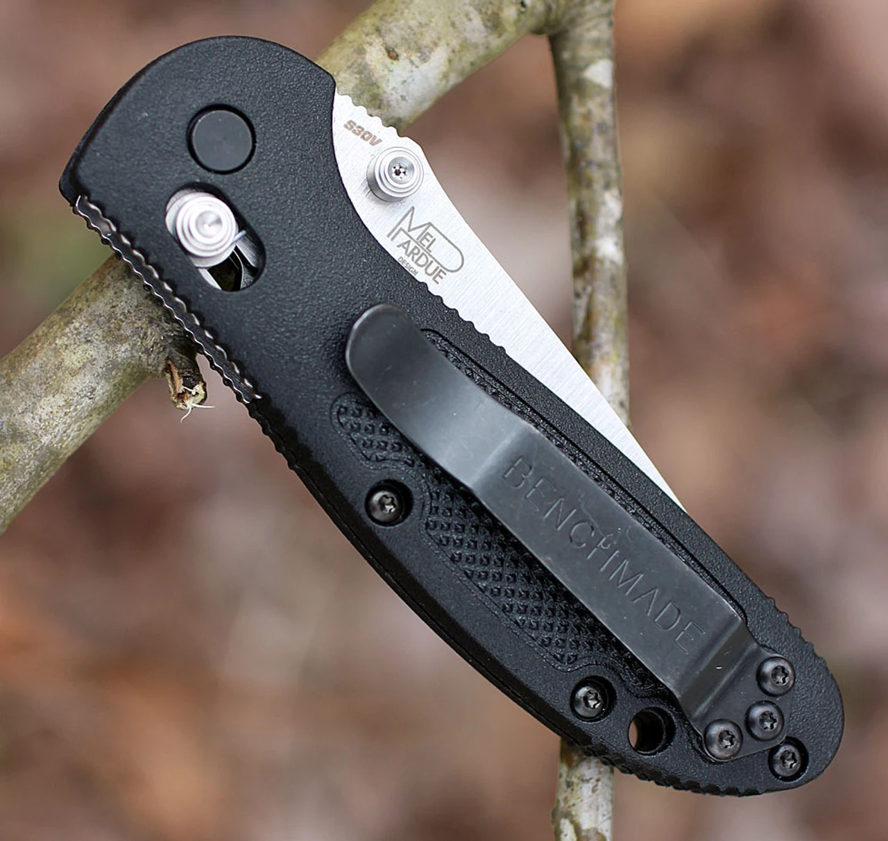 Benchmade Mini Griptilian - Blk GTX (2.91" CPM-S30V) 556-S30V 5 Benchmade Mini Griptilian - Blk GTX (2.91" CPM-S30V) 556-S30V - Image 3