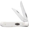 Case Mini Trapper 63965 - White Synthetic Handle (4207W SS)