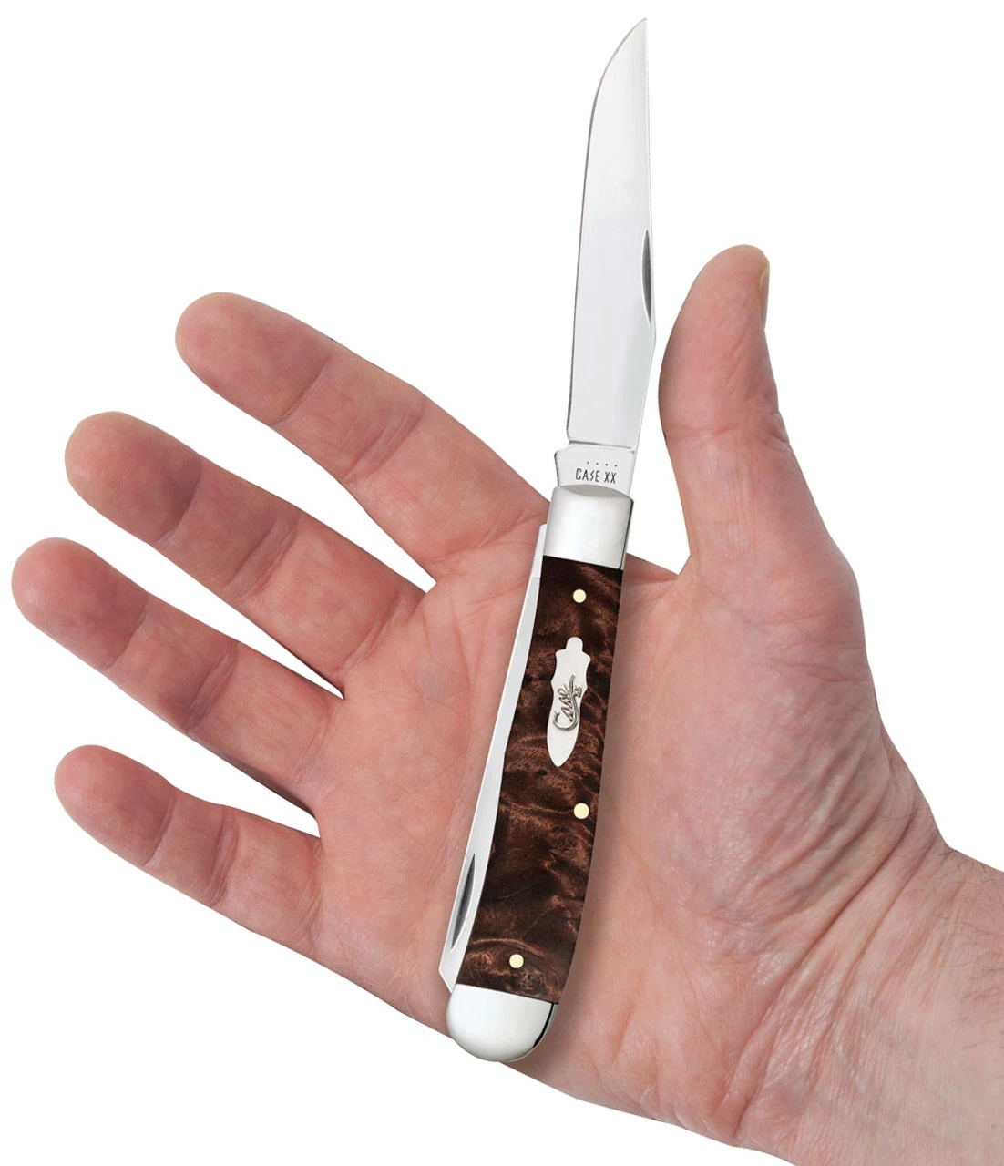 Case Trapper 64060 - Smooth Brown Maple Burl Wood (7254 SS) 5 Case Trapper 64060 - Smooth Brown Maple Burl Wood (7254 SS) - Image 3
