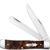 Case Trapper 64060 - Smooth Brown Maple Burl Wood (7254 SS) -Knife Sale Store 64060 46832.1665496857