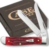 Case Mini Trapper 71224 Dark Red Bone Handle (6207 SS) -Knife Sale Store 71224 74856.1620413964