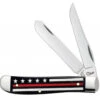 Case Mini Trapper 7311 Red Line Stripes Of Service, 3.5" Closed Length SS Blade, Bone Handle -Knife Sale Store 7311 04915.1566586299