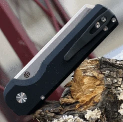 Arcform Slimfoot Automatic - Blk Alum (3.1" 154CM SW Sheepsfoot) ARC-059 -Knife Sale Store AF34853 99392.1646158315