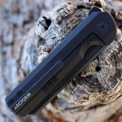 Arcform Darcform Slimfoot Folding - Blk Ti /Blk G-10 (3.5" M390 Blk) ARC-118 -Knife Sale Store AF45154.2 33975.1646164241
