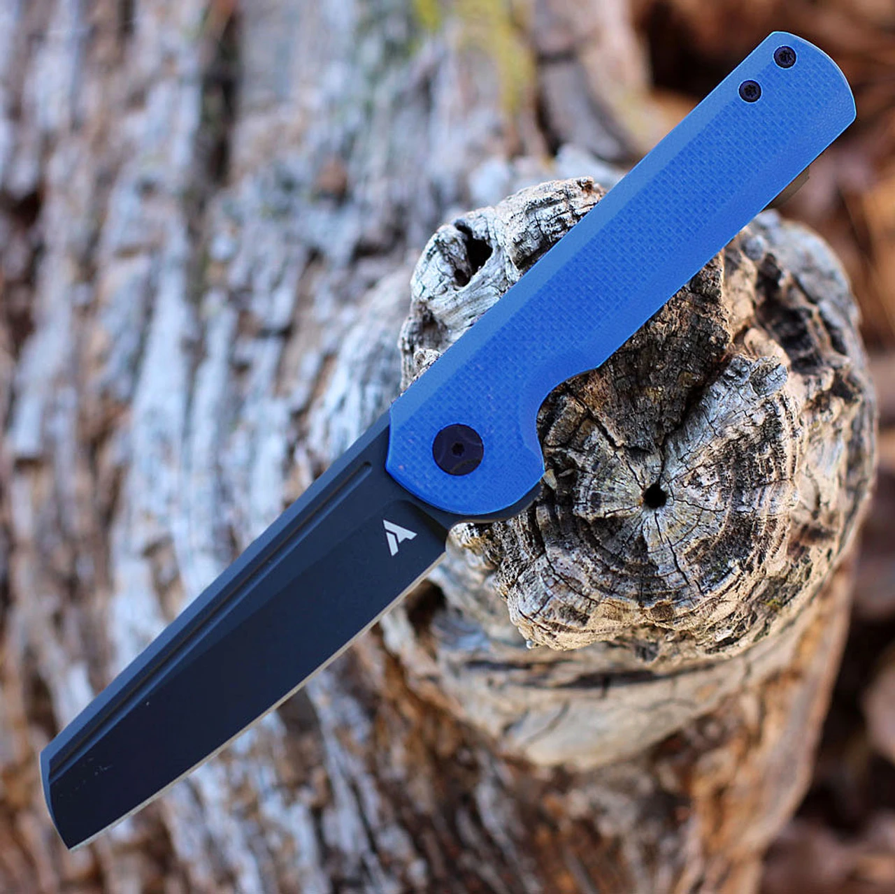 Arcform Darcform Slimfoot Folding - Blk Ti / Blue G-10 (3.5" M390 Blk) ARC-120 3 Arcform Darcform Slimfoot Folding - Blk Ti / Blue G-10 (3.5" M390 Blk) ARC-120