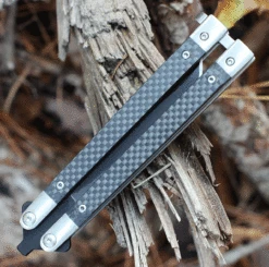 Bear & Son 30th Anniversary Balisong CF (4.1" Black) ANNCF17 7 Bear & Son 30th Anniversary Balisong CF (4.1" Black) ANNCF17 -Knife Sale Store ANNCF17.2 92600.1629314426
