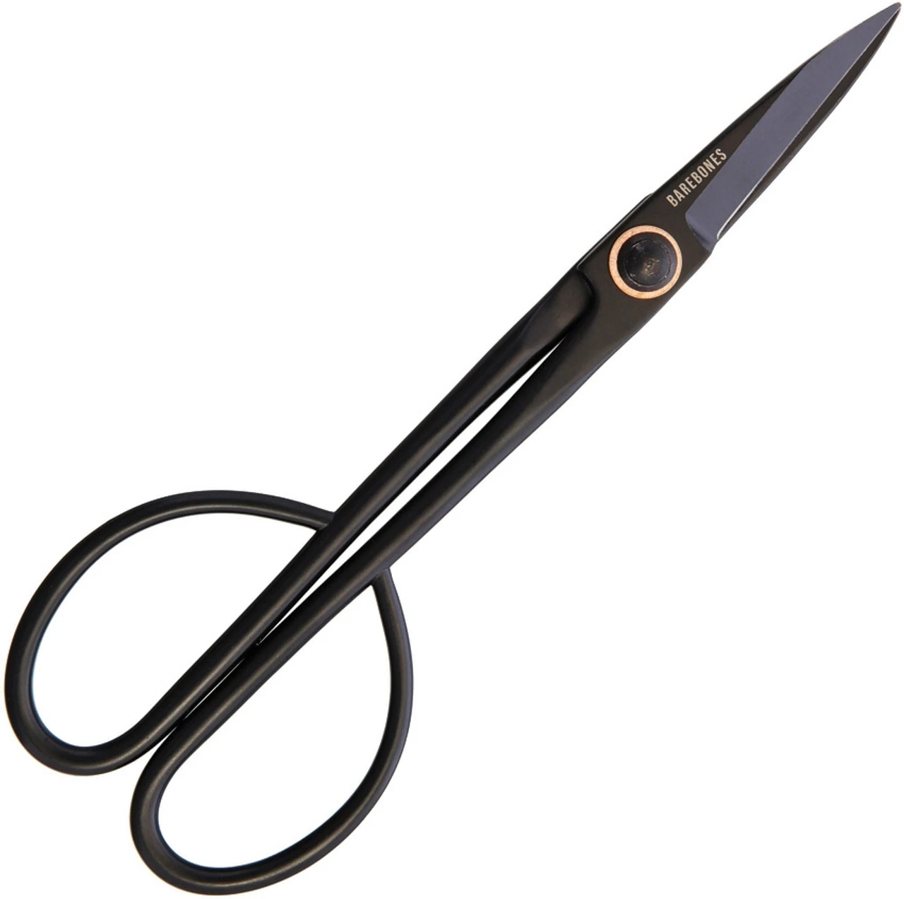 BareBones Living Artisan Trimming Shears, 2" Black Stainless Blades, , Black Stainless Handles 3 BareBones Living Artisan Trimming Shears, 2" Black Stainless Blades, , Black Stainless Handles