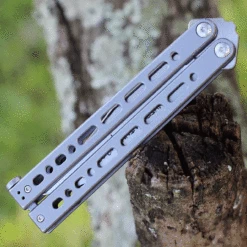 Bear Ops 30th Anniversary Bear Song VIII S35 - Grey Stainless Steel (4" S35VN Satin) ANNB-800-SS-S35 -Knife Sale Store BCANNB800.2 55916.1630509080