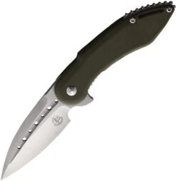 Begg Knives Mini Glimpse - Grn G10 (3.0" D2) BG006