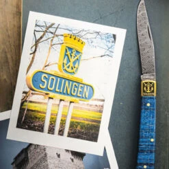 Boker Solingen Trapper Uno - 2021 Annual Damascus Collector's Knife - 1132021DAM -Knife Sale Store BO1132021DAM 1 78212.1635006337