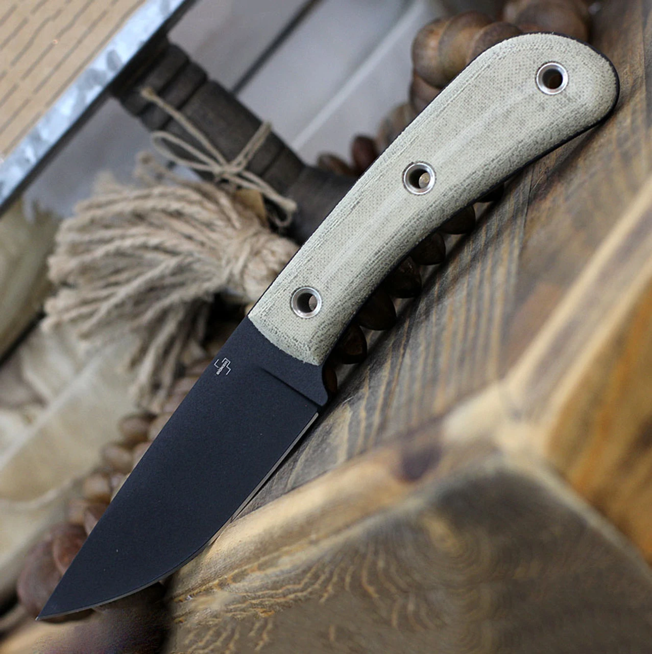 Boker Plus Little Rok - Brown Micarta (4" SK-85 Blk) Blk Kydex 02BO026 3 Boker Plus Little Rok - Brown Micarta (4" SK-85 Blk) Blk Kydex 02BO026