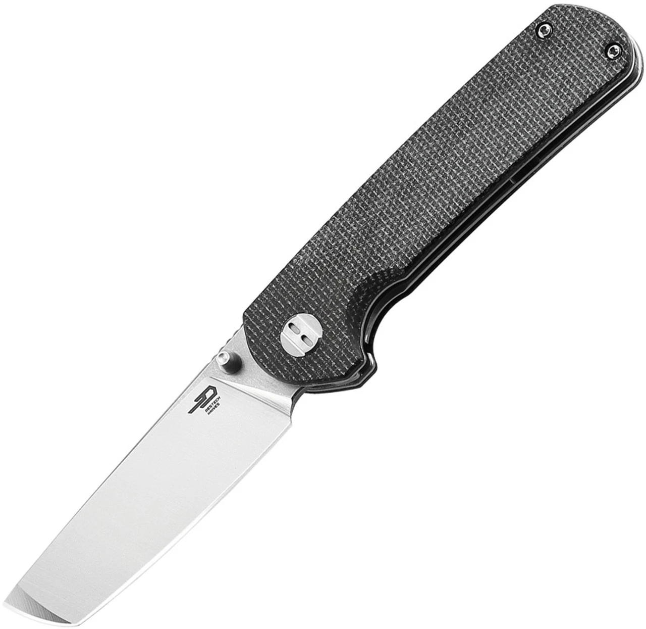 Bestech Knives Sledgehammer BG31C, 3" D2 Satin Tanto Blade, Black Micarta Handle 3 Bestech Knives Sledgehammer BG31C, 3" D2 Satin Tanto Blade, Black Micarta Handle