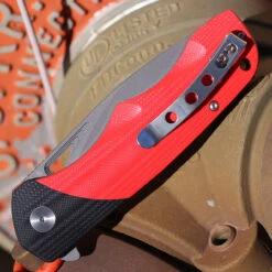 Bestech Airstream - Red / Blk G-10 (3.9" D2 Gray Drop Point) BG47D -Knife Sale Store BTKG47D.2 98997.1667501300