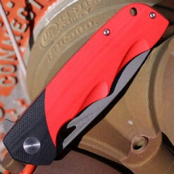 Bestech Airstream - Red / Blk G-10 (3.9" D2 Gray Drop Point) BG47D -Knife Sale Store BTKG47D.3 53685.1667501300