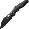 Bestech Nogard Black Ti / Blue CF (3.38" M390 Black) BT2105B -Knife Sale Store BTKT2105B 70679.1631123587