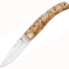 Castillo Knives Navaja Lockback Folding, C1CUB, 3" Satin Sandvik 14C28N Blade, Curly Birch Wood Handle -Knife Sale Store C1cub 99479.1611161688