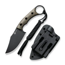 CIVIVI Midwatch- Grn Micarta (3.39" Blk SW Bohler N690) C20059B-3