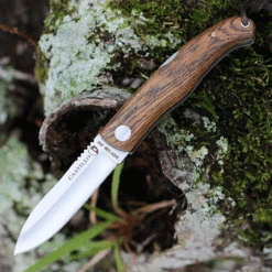 Castillo Knives Muralla Folding Lockback, C2BOW, 2.85" Sandvik 14C28N Plain Blade, Bocote Wood Handle