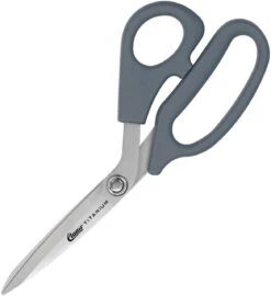 Clauss 8" Ultraflex® Bent Shear 18081, Titanium Bonded Blades, Gray Ultraflex Handles
