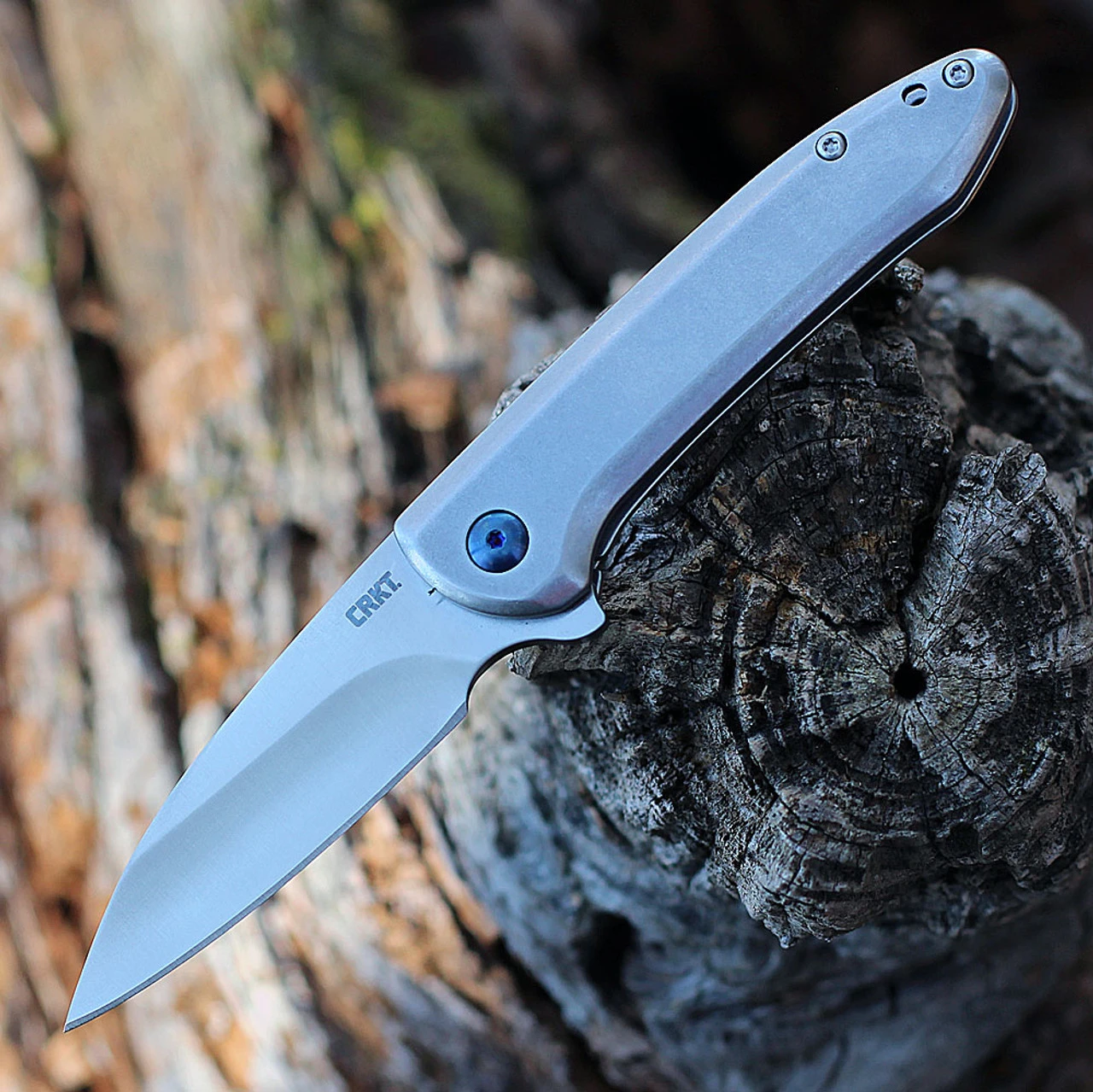 CRKT Delineation A/O - Gray SS (2.94" 8Cr13MoV Satin) 5385 3 CRKT Delineation A/O - Gray SS (2.94" 8Cr13MoV Satin) 5385