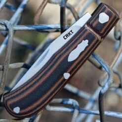 CRKT Rogers Venandi Slip Joint - Blk / Brown G-10 (3.12" 8Cr13MoV) 7100 -Knife Sale Store CR7100.2 97514.1667501581