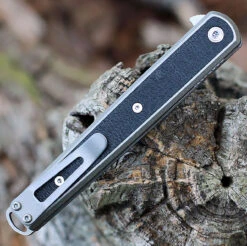 CRKT Seis Flipper - Black GRN (3.32" SS Bead Blasted) 7123 -Knife Sale Store CR7123.2 56149.1651764375