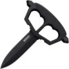 Cold Steel Chaos 80NT3, 5" SK-5 Carbon Steel Black Plain Blade, Black Griv-Ex With Kray-Ex Overmold Handles -Knife Sale Store CS80NT3 24042.1623877505