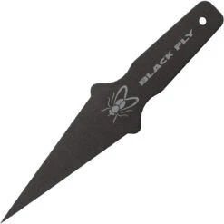 Cold Steel Black Fly Throwing Knife (8" Carbon Spring Steel Blk Spike) 80STMA