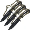 Cold Steel Throwing Knives 3PK - Paracord ( 4.4" 420 Blk) CS-TH-44KVD3PK -Knife Sale Store CSTH44KVD3PK 90427.1676560897